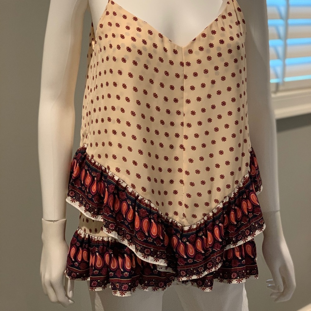 Maeve for Anthropologie Ruffle Tank